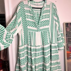 Devotion Twins Flutter Sleeve Embroidered Ella Dress